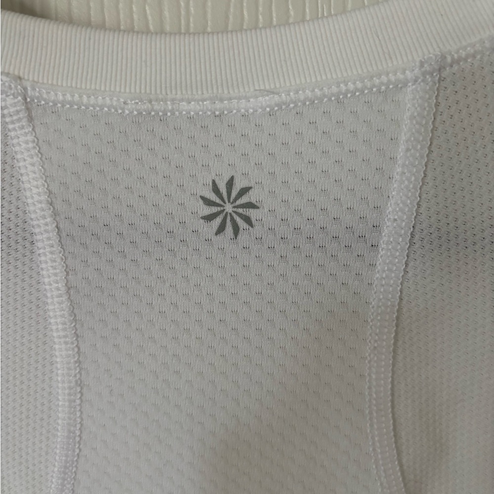 Athleta White Long Sleeve Tee - Picture 3 of 5